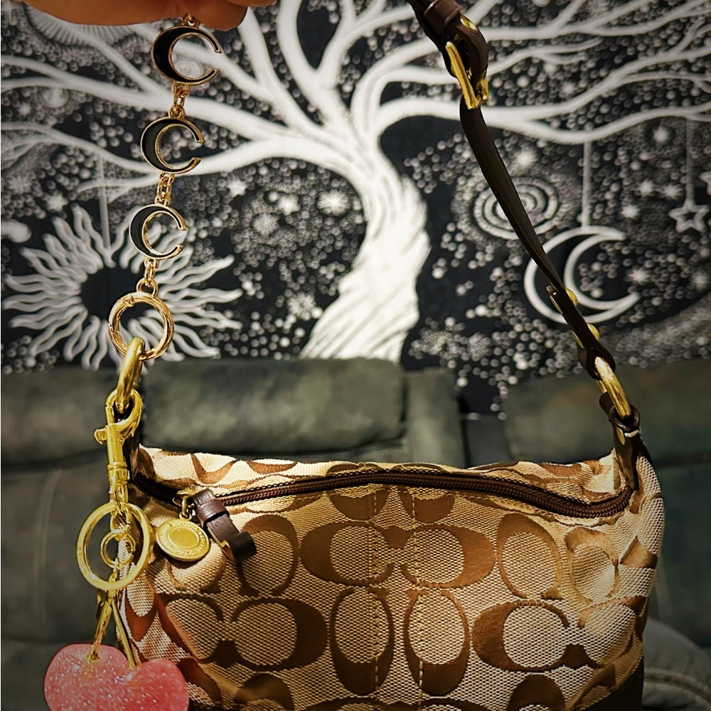 Pink Cherry Keychain with Gold Accents - Picture 6 of 6